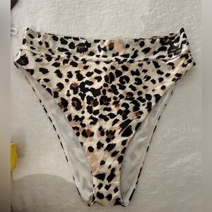NWT aerie high cut cheeky bikini bottoms XXL